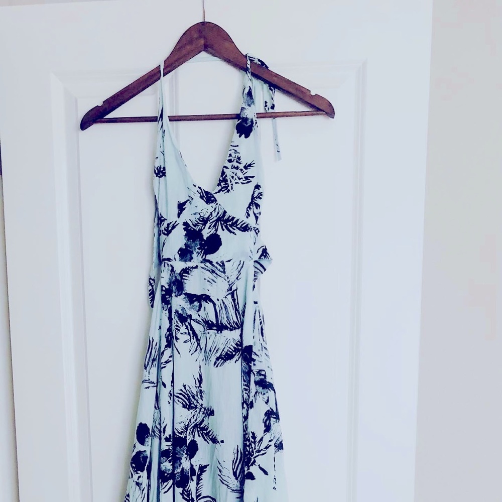 Free People Lillie Floral Print Cotton Maxi Dress